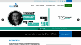 What Psicowebperu.com website looked like in 2021 (3 years ago)