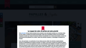 What Papillesetpupilles.fr website looked like in 2021 (3 years ago)