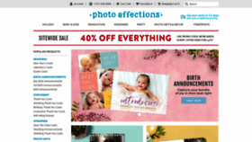 What Photoaffections.com website looked like in 2021 (3 years ago)