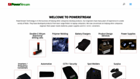 What Powerstream.com website looked like in 2021 (3 years ago)