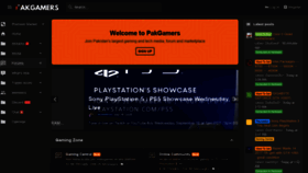 What Pakgamers.com website looked like in 2021 (3 years ago)