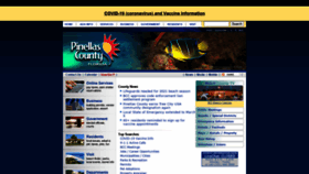 What Pinellascounty.org website looked like in 2021 (3 years ago)