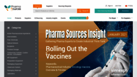 What Pharmasources.com website looked like in 2021 (3 years ago)