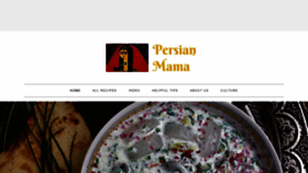 What Persianmama.com website looked like in 2021 (3 years ago)
