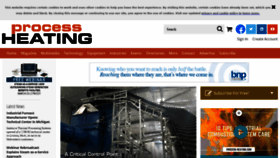 What Process-heating.com website looked like in 2021 (3 years ago)