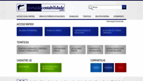 What Portaldecontabilidade.com.br website looked like in 2021 (3 years ago)