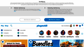 What Playmobil.de website looked like in 2021 (3 years ago)