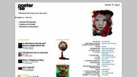 What Poeter.se website looked like in 2021 (3 years ago)