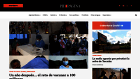 What Piedepagina.mx website looked like in 2021 (3 years ago)
