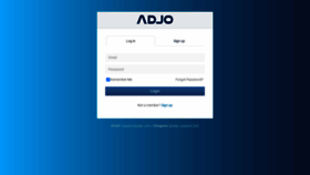 What Panel.adjo.com website looked like in 2021 (3 years ago)
