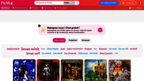 What Picmix.com website looked like in 2021 (3 years ago)