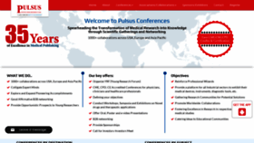 What Pulsusconference.com website looked like in 2021 (3 years ago)