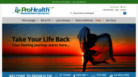 What Prohealth.com website looked like in 2021 (3 years ago)
