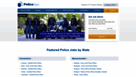 What Policeapp.com website looked like in 2021 (3 years ago)