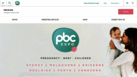 What Pbcexpo.com.au website looked like in 2021 (3 years ago)