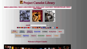 What Projectcamelot.org website looked like in 2021 (3 years ago)