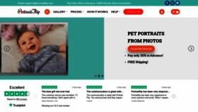 What Portraitflip.com website looked like in 2021 (3 years ago)