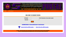 What Portal.unishams.edu.my website looked like in 2021 (3 years ago)