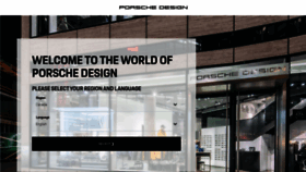 What Porsche-design.com website looked like in 2021 (3 years ago)