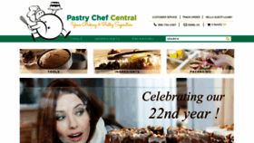 What Pastrychef.com website looked like in 2021 (3 years ago)