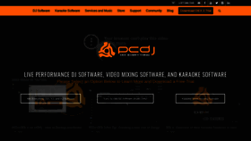 What Pcdj.com website looked like in 2021 (3 years ago)