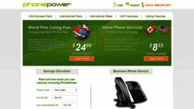What Phonepower.com website looked like in 2021 (3 years ago)