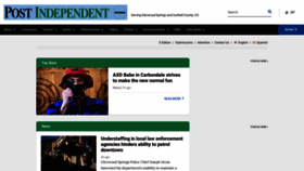 What Postindependent.com website looked like in 2021 (3 years ago)