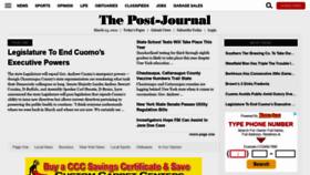 What Post-journal.com website looked like in 2021 (3 years ago)