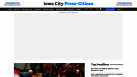 What Press-citizen.com website looked like in 2021 (3 years ago)