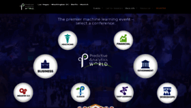 What Predictiveanalyticsworld.com website looked like in 2021 (4 years ago)
