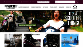 What Pridemobility.com website looked like in 2021 (3 years ago)