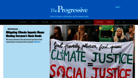 What Progressive.org website looked like in 2021 (3 years ago)