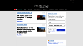 What Progressiverailroading.com website looked like in 2021 (3 years ago)