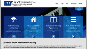 What Publichousing.com website looked like in 2021 (3 years ago)