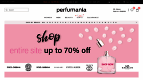 What Perfumania.com website looked like in 2021 (3 years ago)