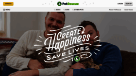 What Petrescue.com.au website looked like in 2021 (3 years ago)