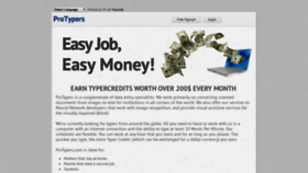 What Protypers.com website looked like in 2021 (3 years ago)
