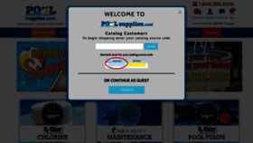 What Poolsupplies.com website looked like in 2021 (3 years ago)
