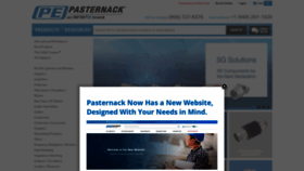 What Pasternack.com website looked like in 2021 (3 years ago)