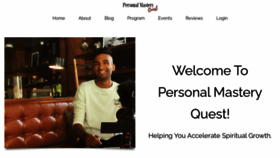 What Personalmasteryquest.com website looked like in 2021 (3 years ago)