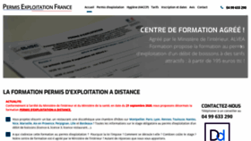 What Permis-exploitation-france.fr website looked like in 2021 (3 years ago)