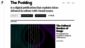 What Pudding.cool website looked like in 2021 (3 years ago)