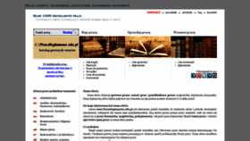 What Pracedyplomowe.edu.pl website looked like in 2021 (3 years ago)