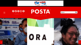 What Posta.com.mx website looked like in 2021 (3 years ago)