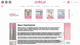 What Polki.pl website looked like in 2021 (3 years ago)