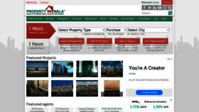 What Propertywala.com website looked like in 2021 (3 years ago)