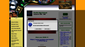 What Pacifichighvikings.com website looked like in 2021 (3 years ago)