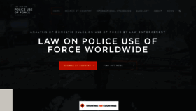 What Policinglaw.info website looked like in 2021 (3 years ago)