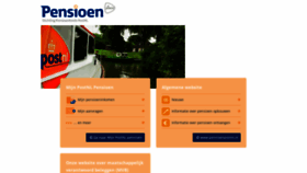 What Pensioenpostnl.nl website looked like in 2021 (3 years ago)