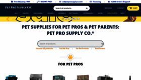 What Petprosupplyco.com website looked like in 2021 (3 years ago)